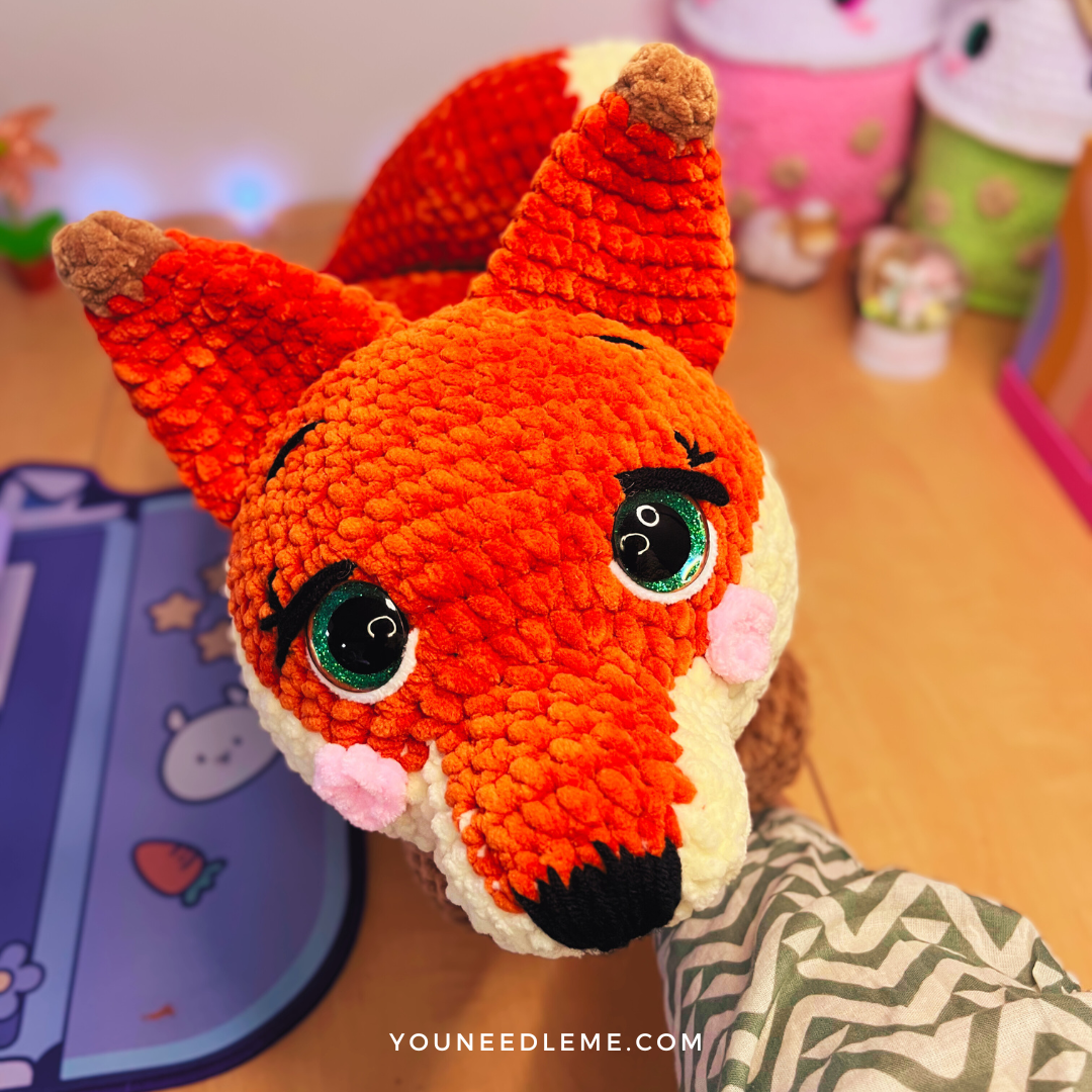 Commande personnalisée "Dahlia - renard kawaii"