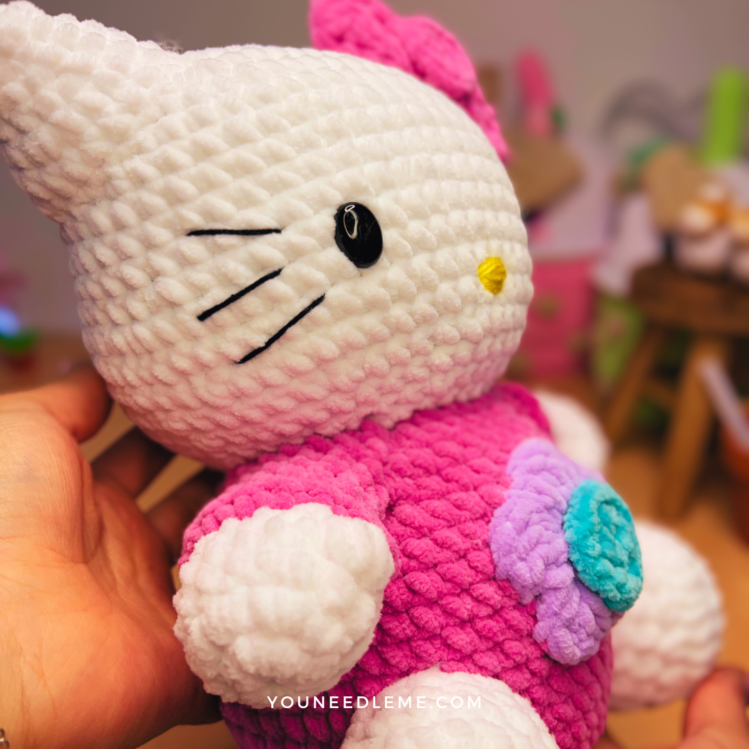 Commande personnalisée "Stéphania - Hello Kitty Flower rose"