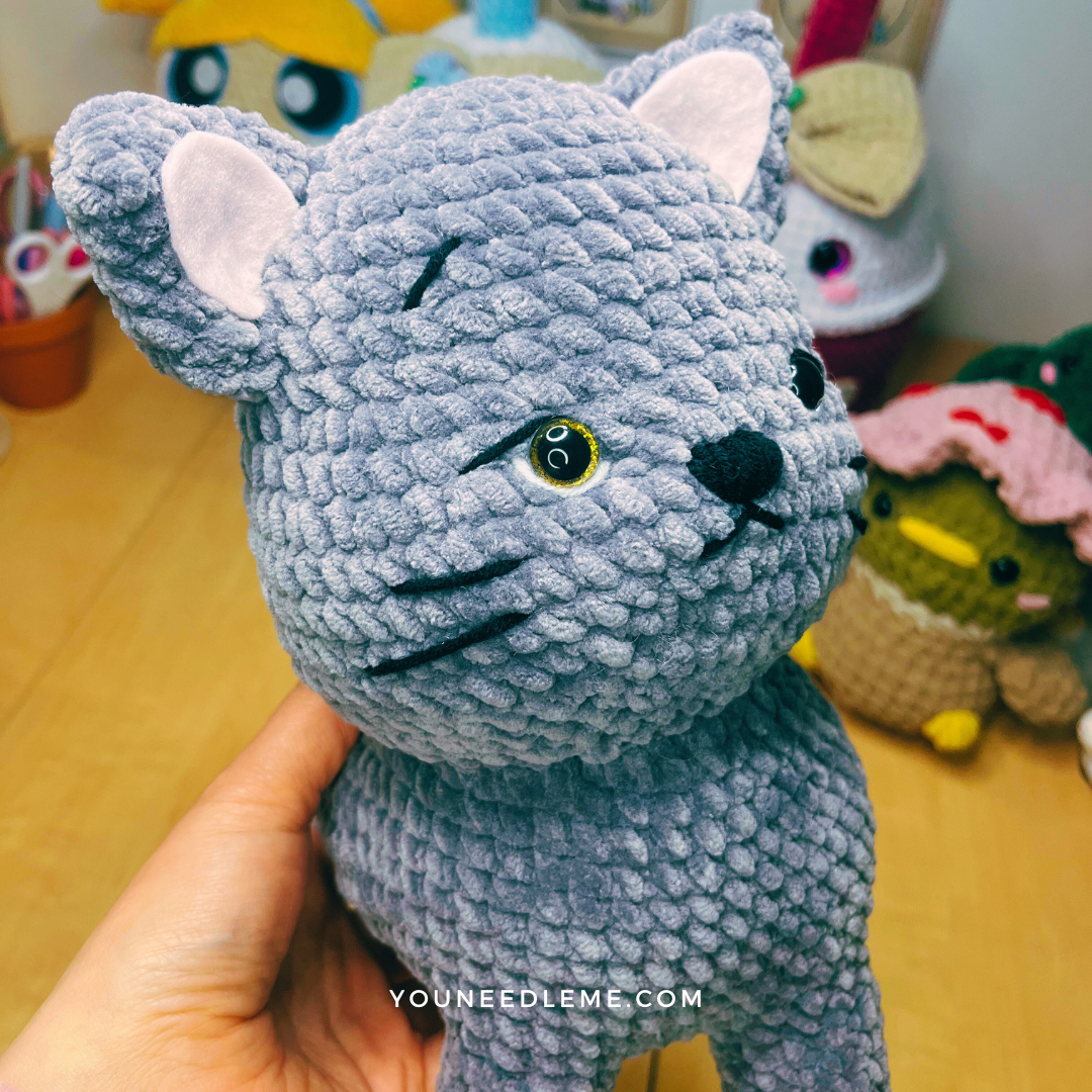 Commande personnalisée "Val - chat gris"