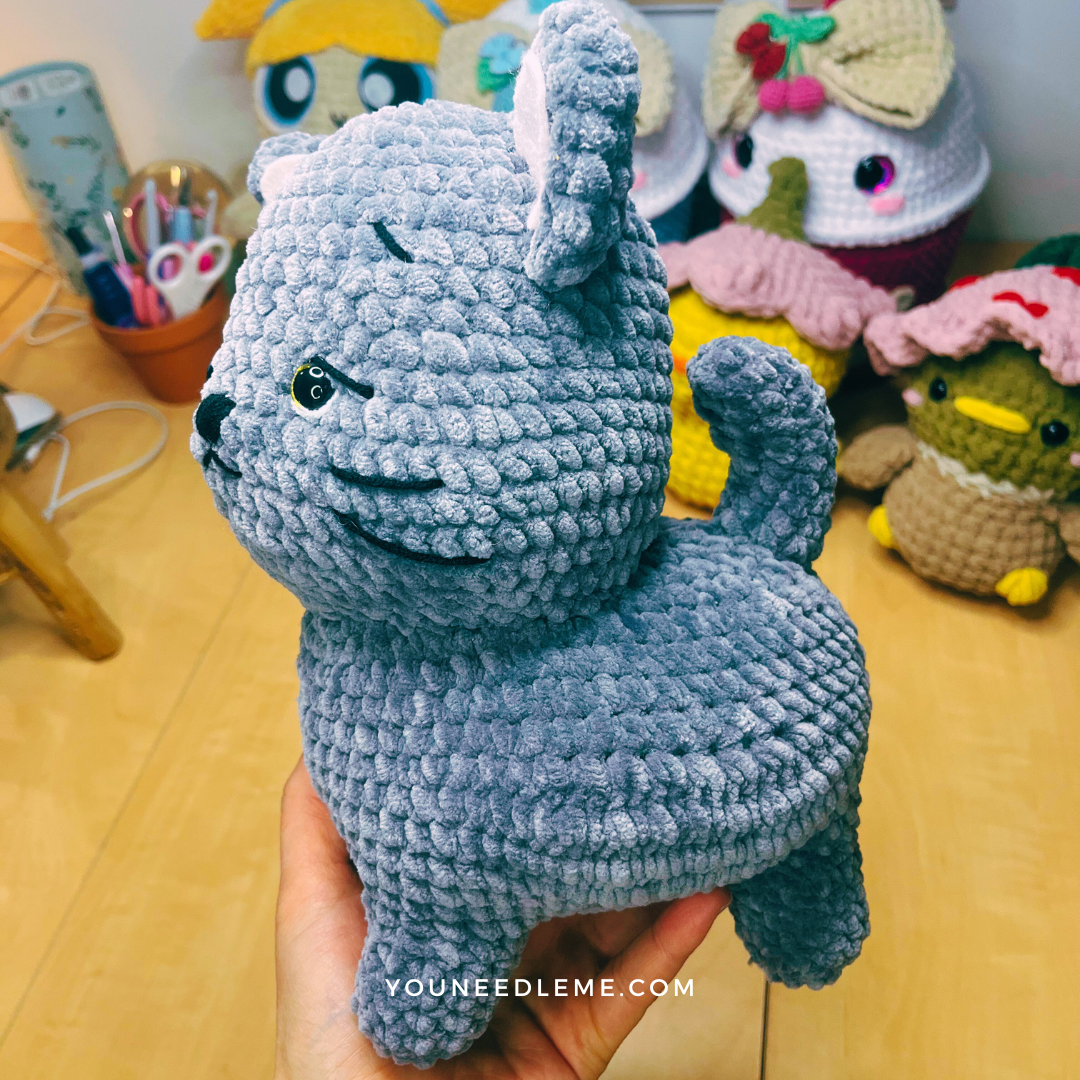 Commande personnalisée "Val - chat gris"
