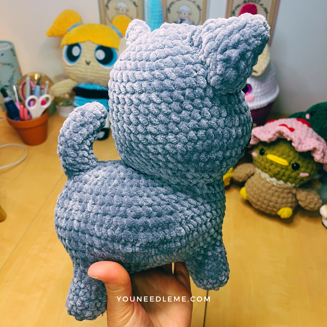 Commande personnalisée "Val - chat gris"