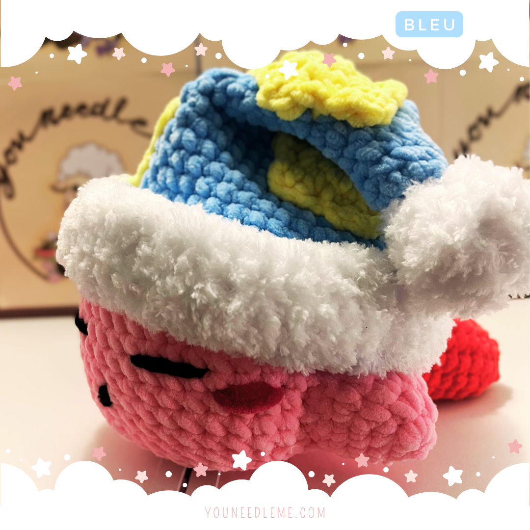 Kirby Sleep Bleu