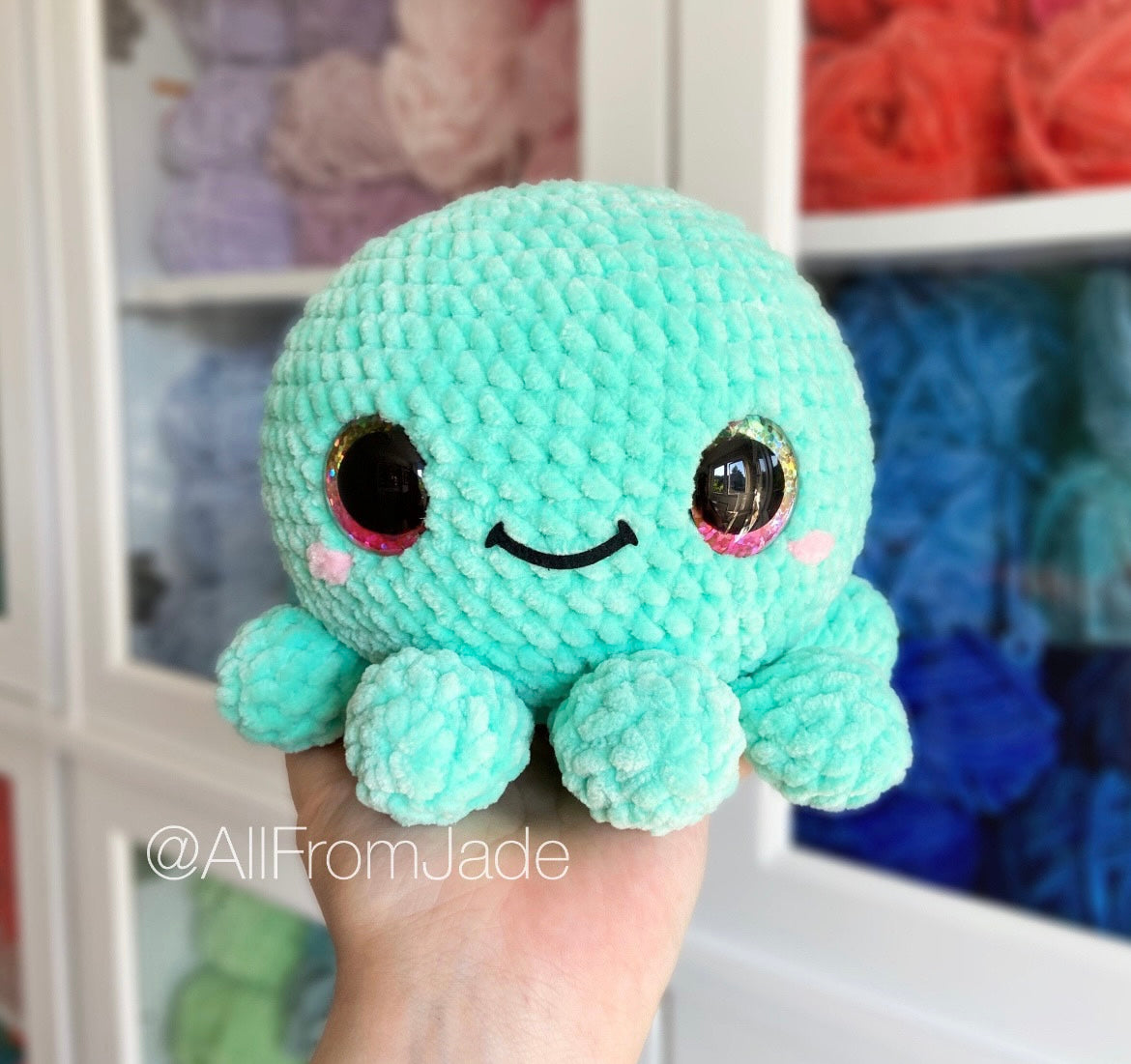 Commande personnalisée « Poulpe 🐙 tout blanc 🤍 »