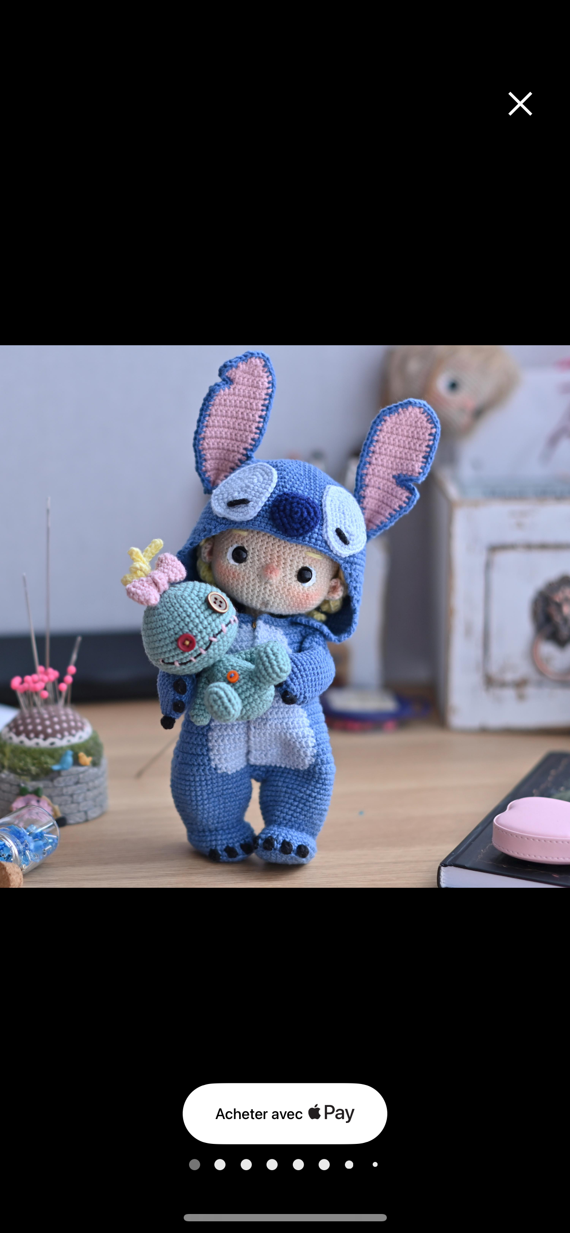 Commande personnalisée « Stéphanie - Poupée Stitch »