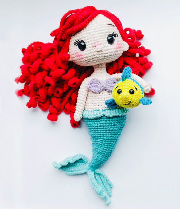 Commande personnalisée « Ariel et Polochon 🐠 »