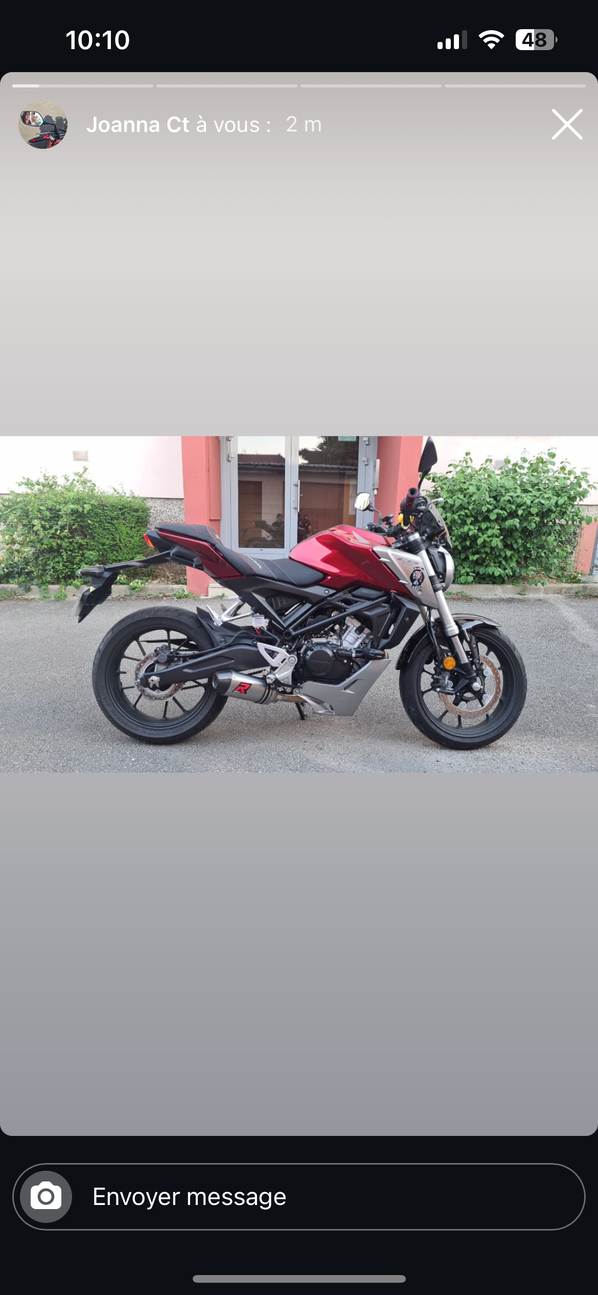 Commande personnalisée « Joanna - moto 🏍️ »