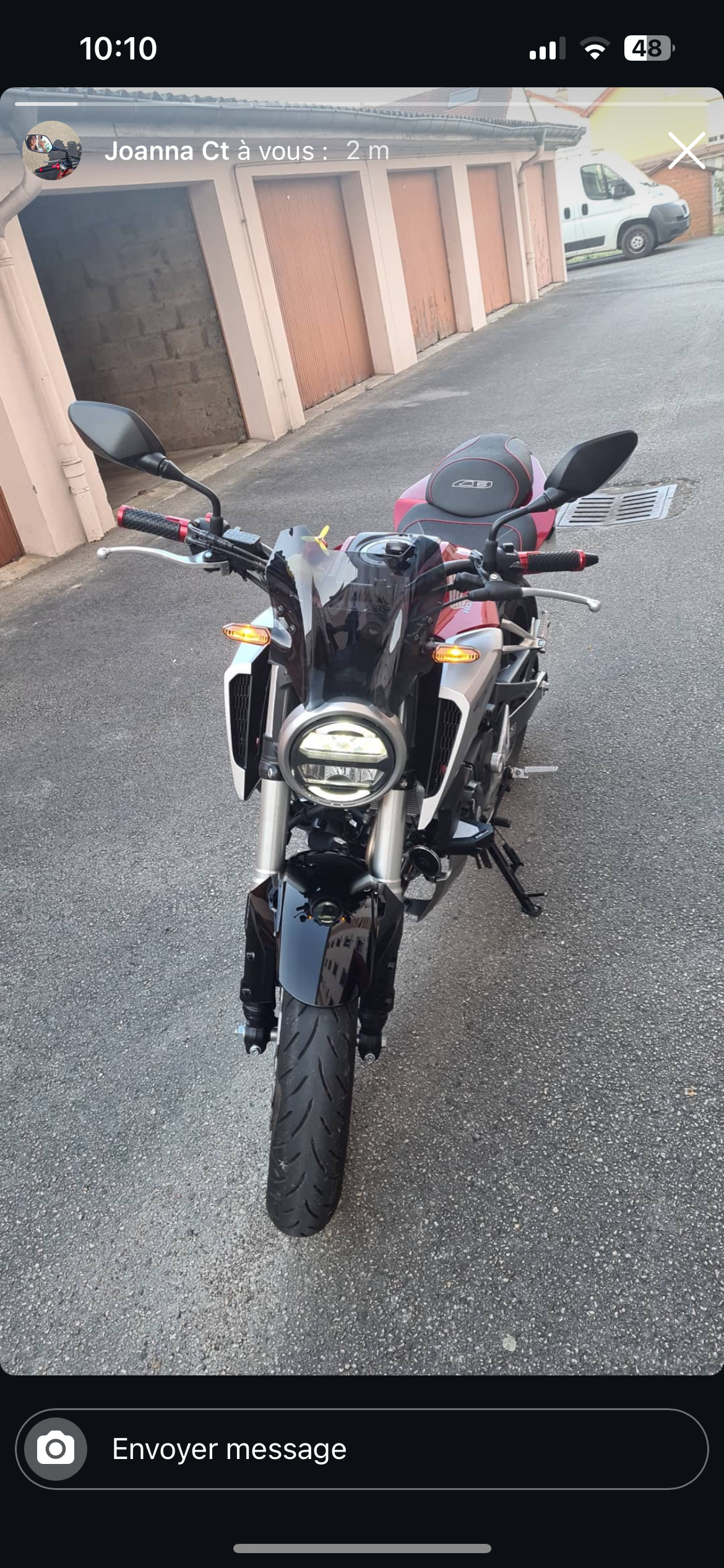 Commande personnalisée « Joanna - moto 🏍️ »