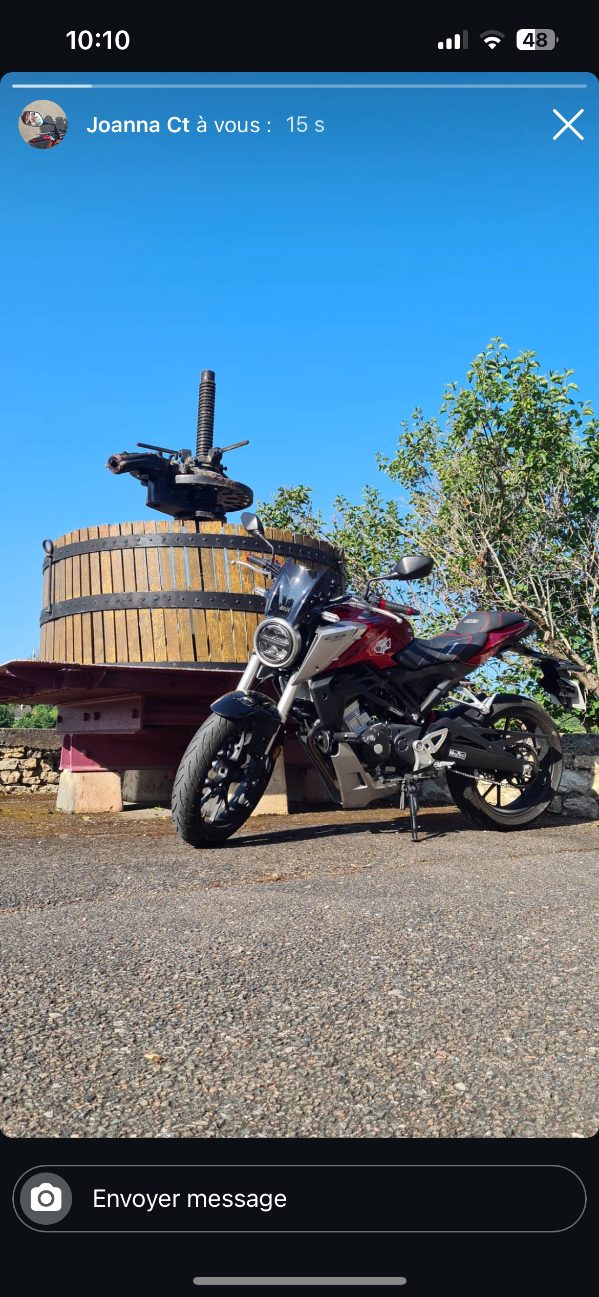Commande personnalisée « Joanna - moto 🏍️ »