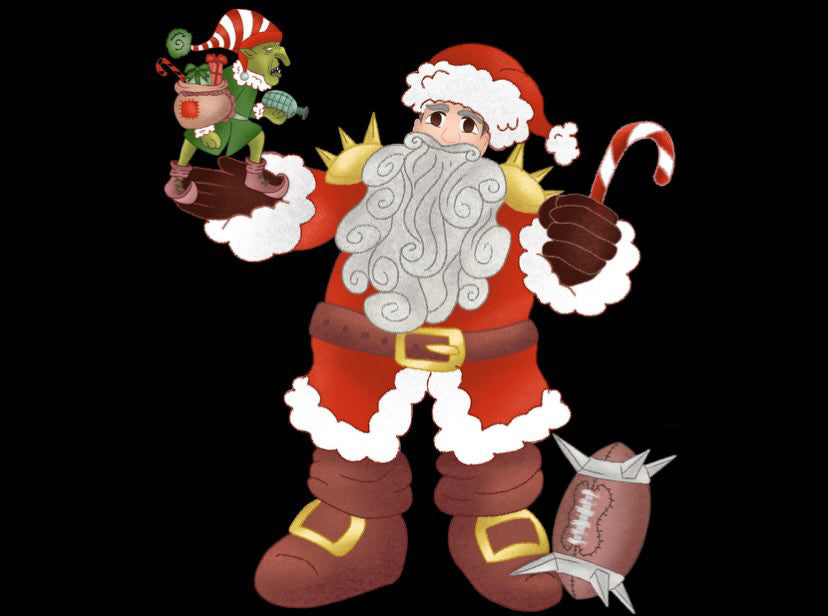 Commande personnalisée "Rossonera - Père Noël"