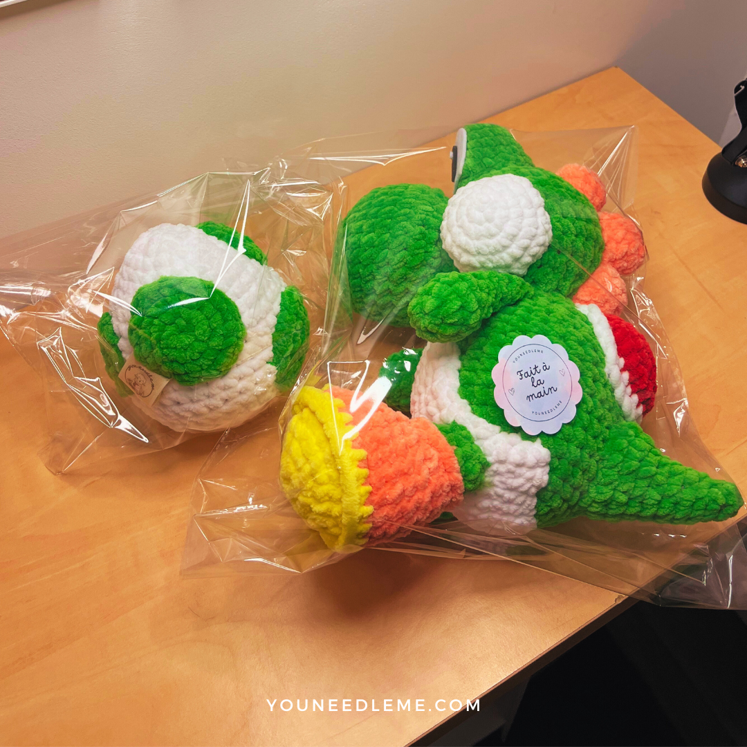 Commande personnalisée "Céline - Yoshi vert"