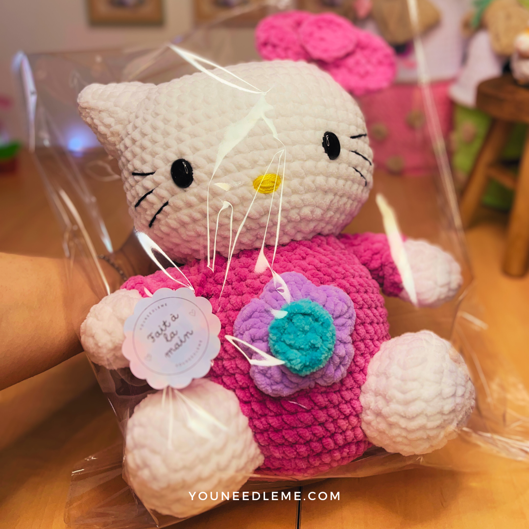 Commande personnalisée "Stéphania - Hello Kitty Flower rose"