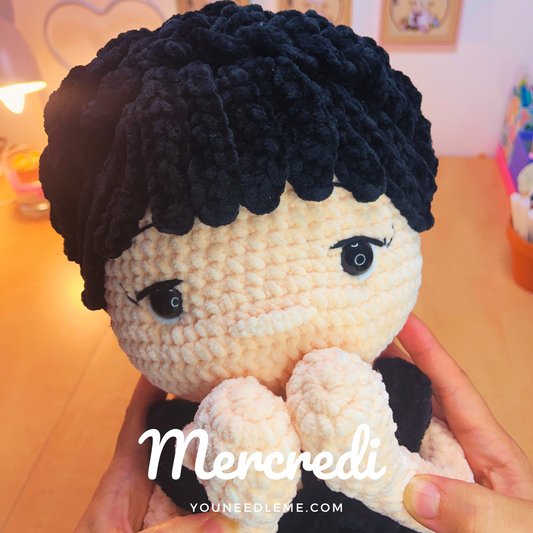Commande personnalisée "Julie - Mercredi Addams"