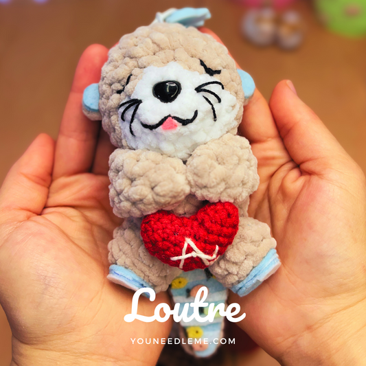 Commande personnalisée "Charlotte Madeleine - petite loutre"