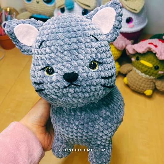 Commande personnalisée "Val - chat gris"