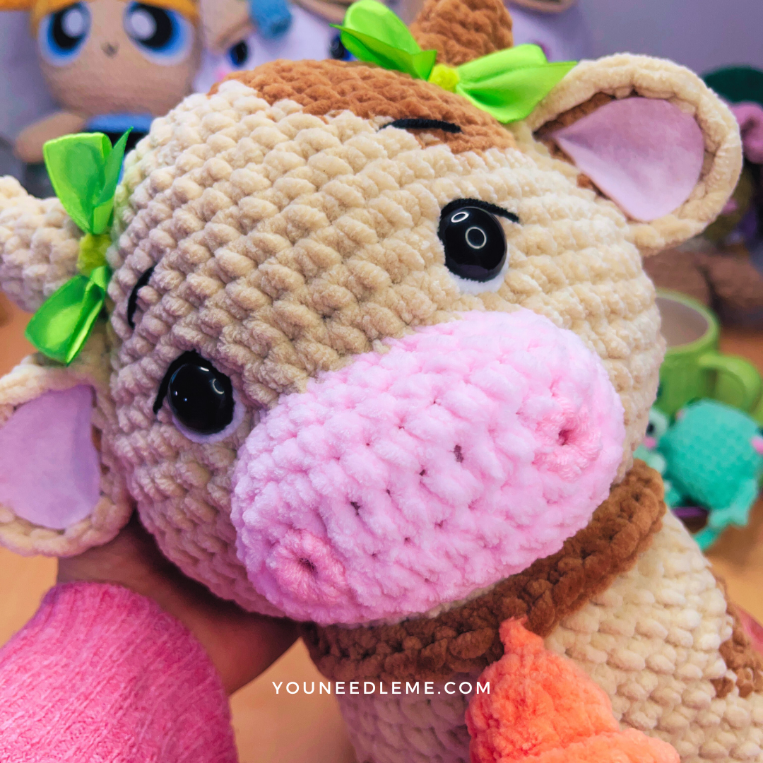 Commande personnalisée "Clémence - vache beige/marron"