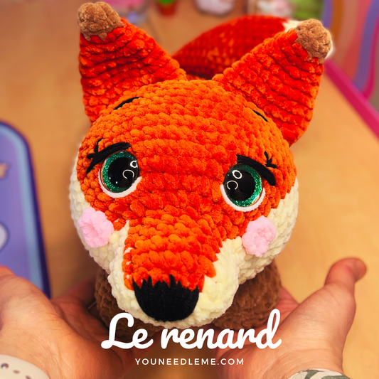 Commande personnalisée "Dahlia - renard kawaii"