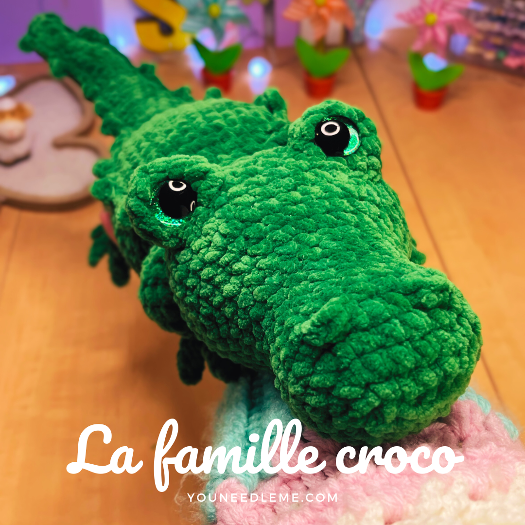 Commande personnalisée "Pauline - La famille crocodile"