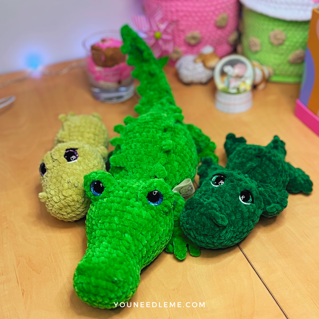 Commande personnalisée "Dahlia - La famille crocodile"