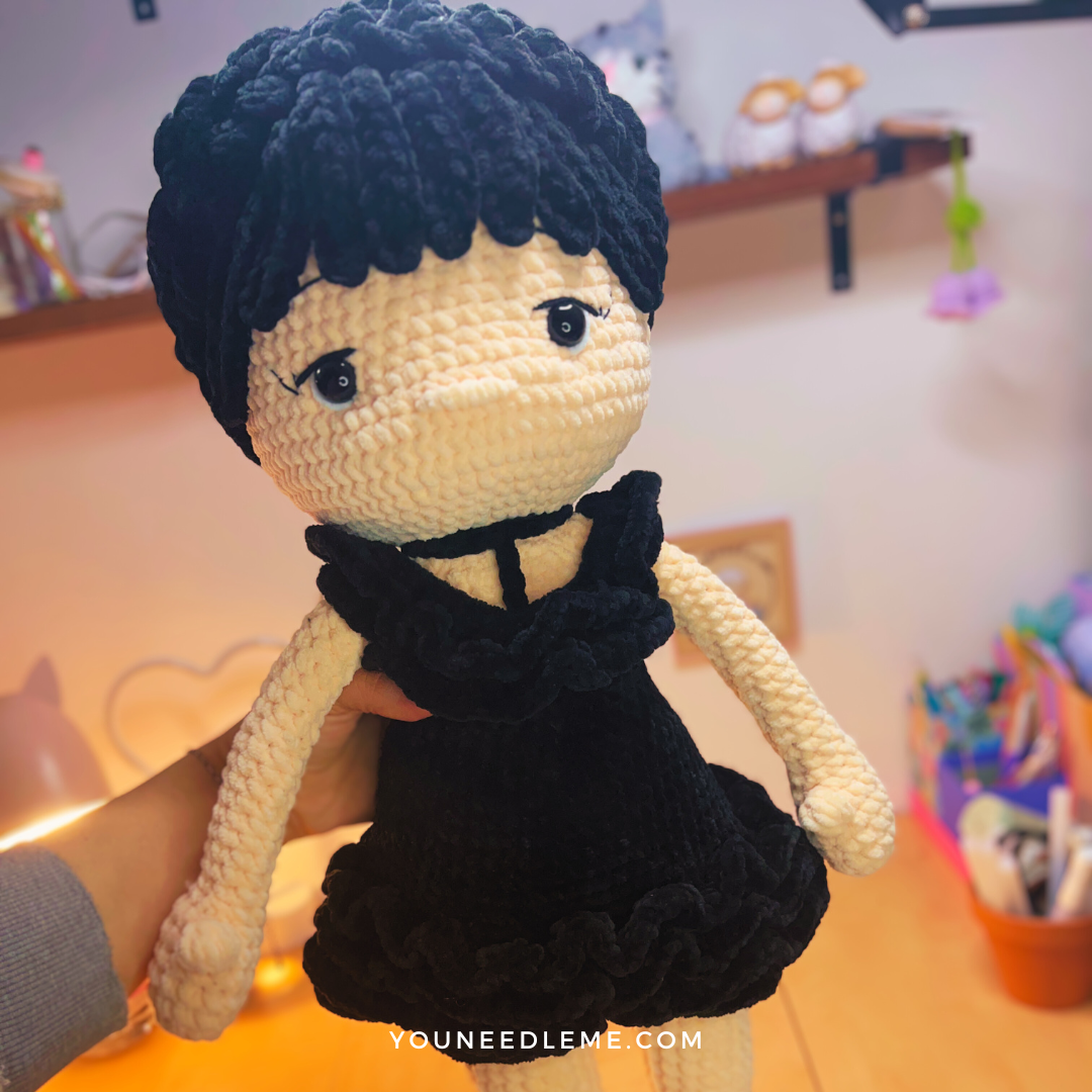 Commande personnalisée "Julie - Mercredi Addams"