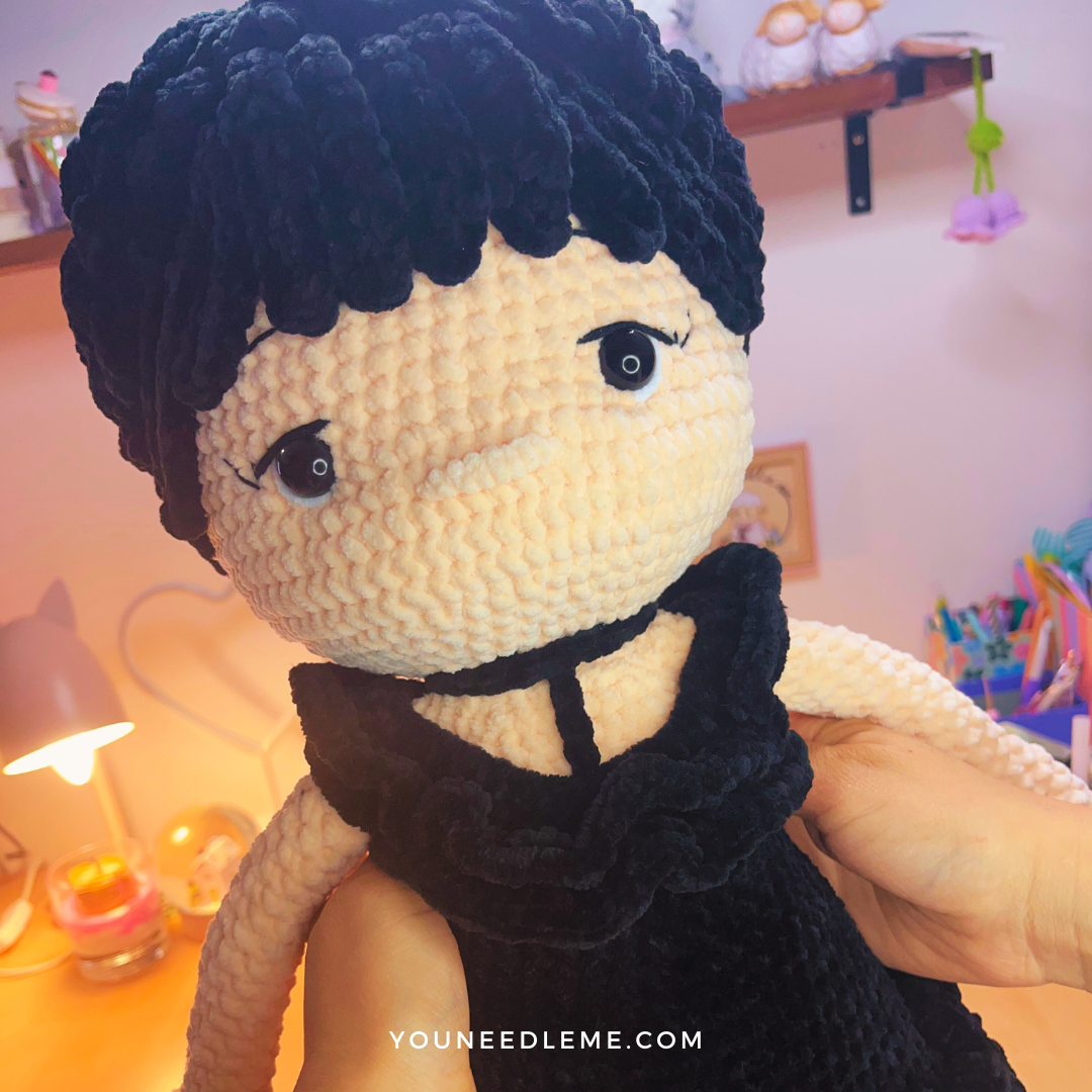Commande personnalisée "Julie - Mercredi Addams"