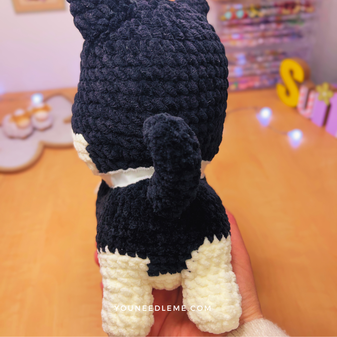 Commande personnalisée "Karen - chat noir/blanc"