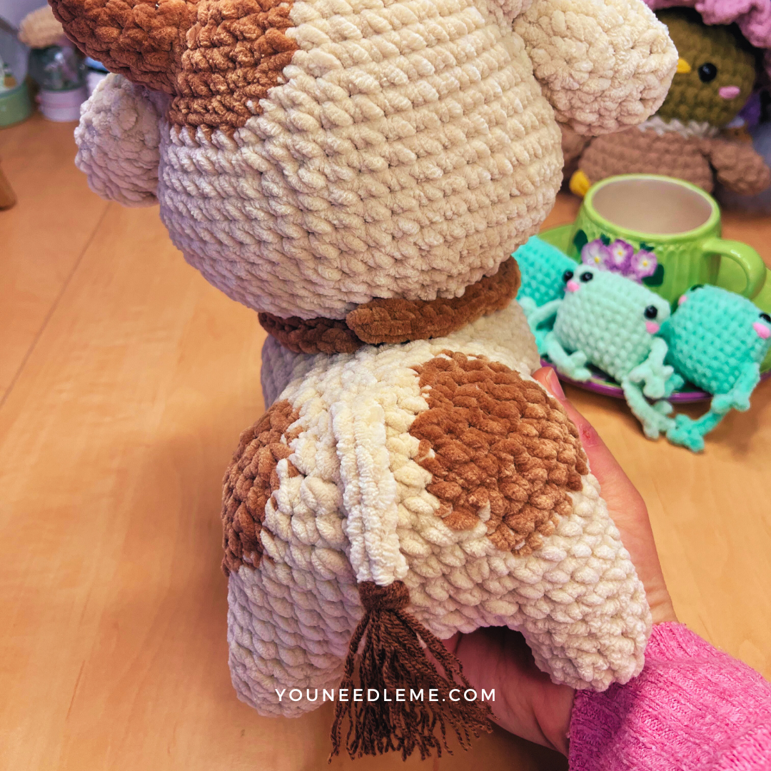 Commande personnalisée "Clémence - vache beige/marron"