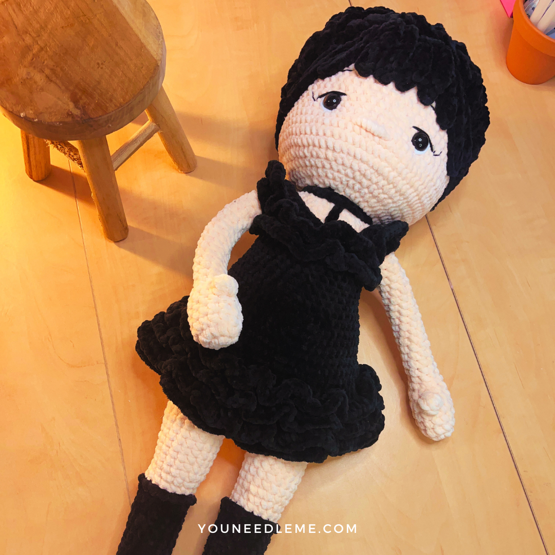 Commande personnalisée "Julie - Mercredi Addams"