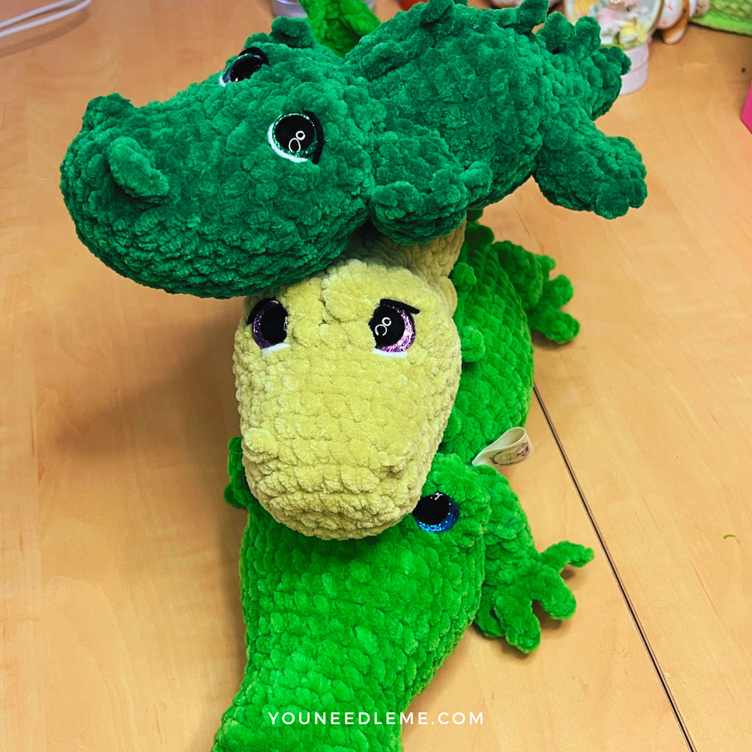 Commande personnalisée "Dahlia - La famille crocodile"