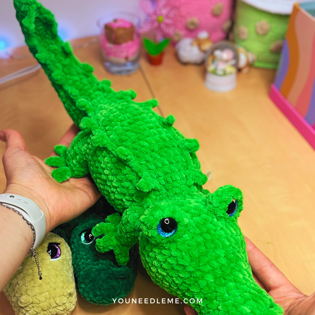 Commande personnalisée "Dahlia - La famille crocodile"