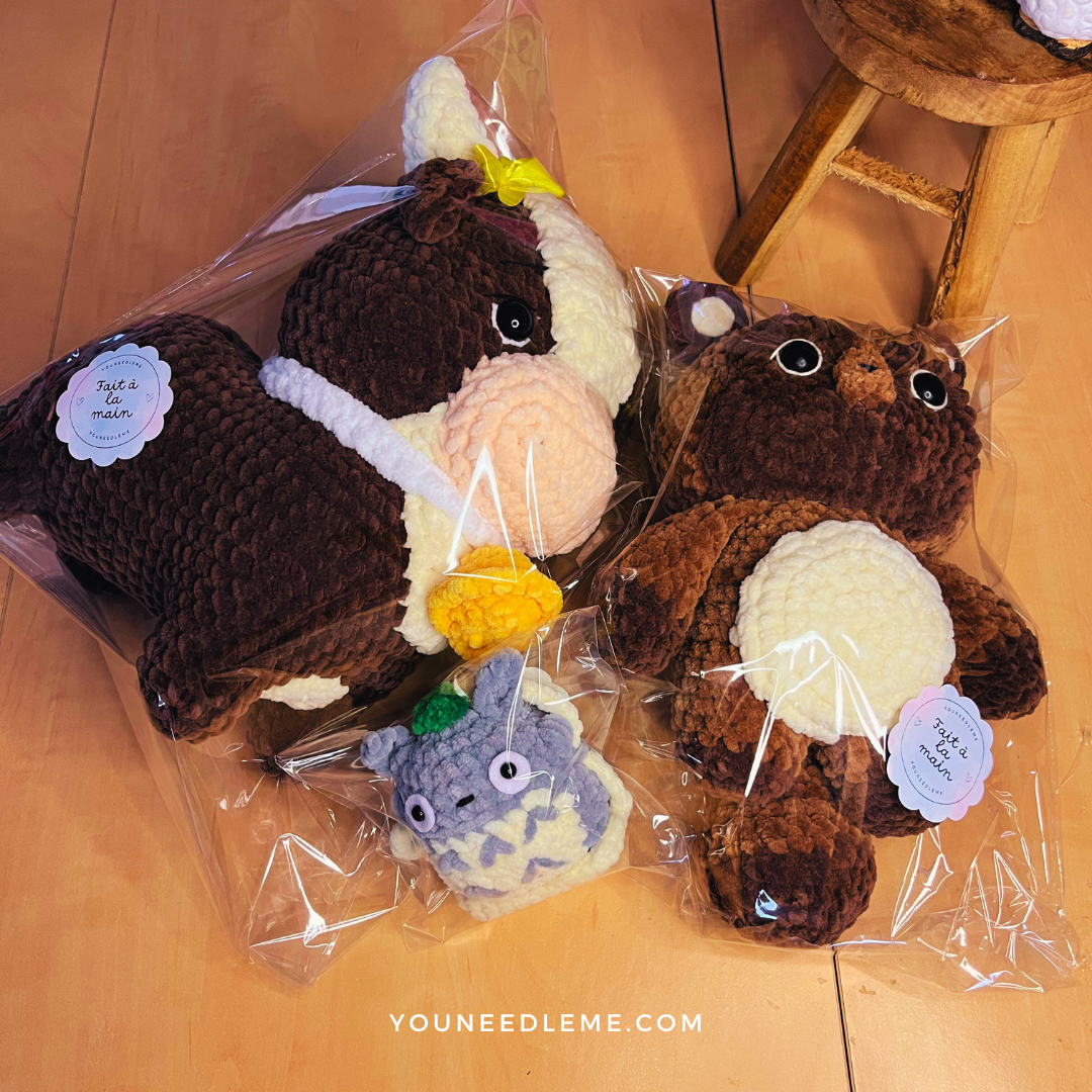 Commande personnalisée "Cindy - renards kawaii"
