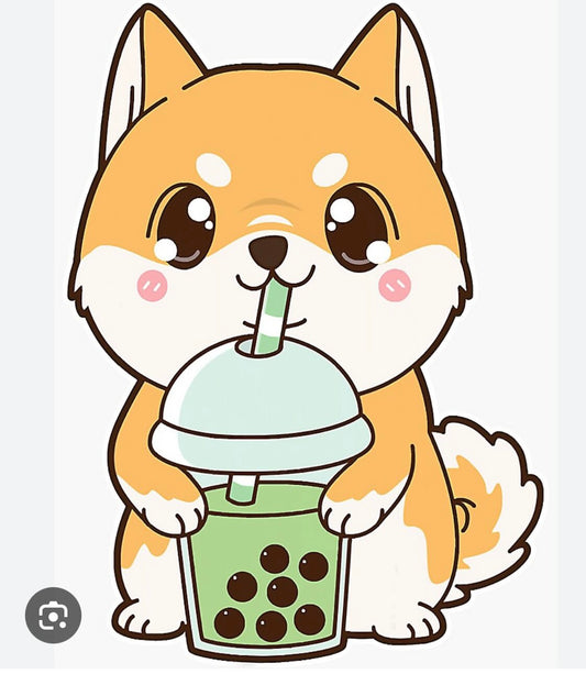 Commande personnalisée « Aurélie - Shiba bubble »