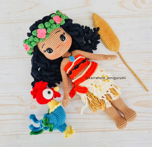 Commande personnalisée « Grazia - Vaiana + Heihei »