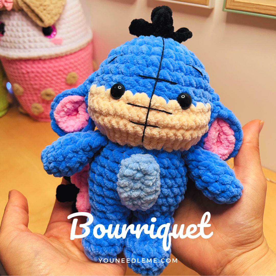 Commande personnalisée « Margaux - Bourriquet XXL 💙 »